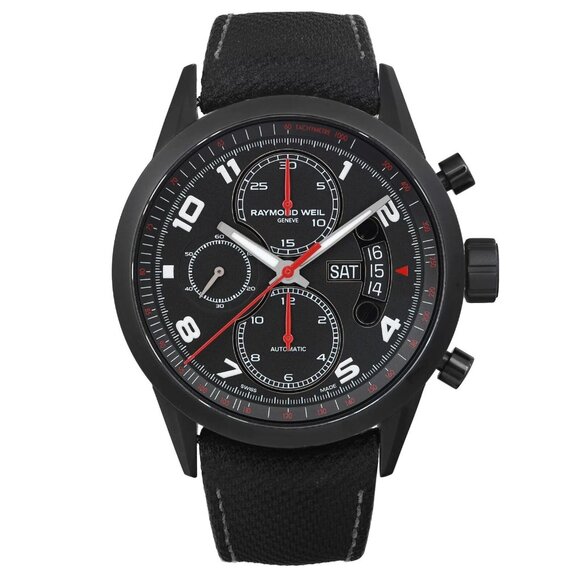 Raymond Weil Steel Black Dial Automatic Men's Watch